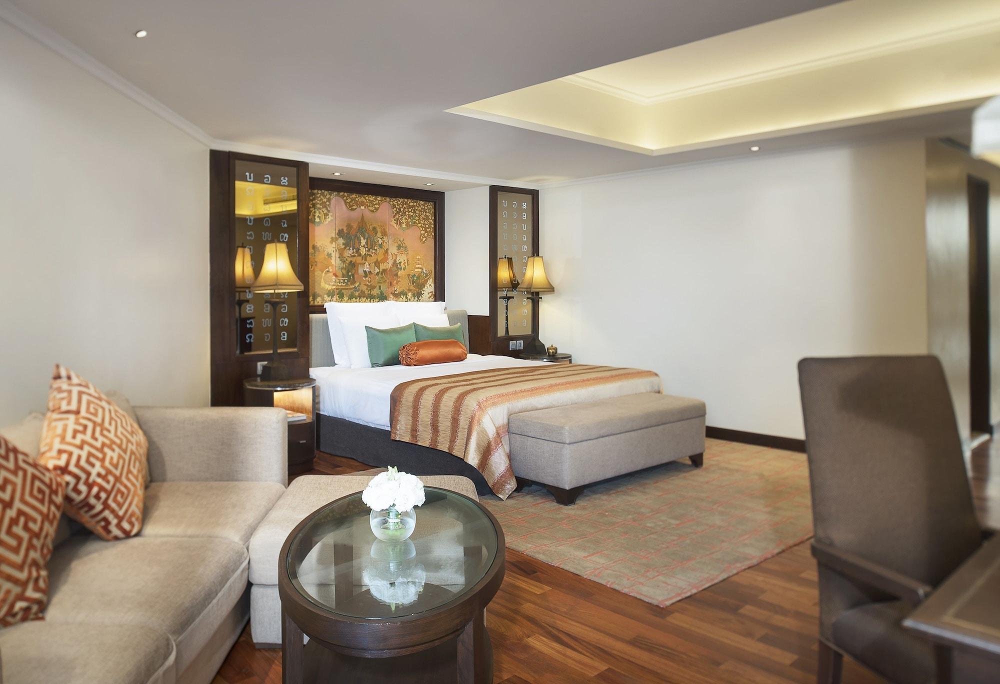 Anantara Riverside Bangkok Resort Exterior foto A room at the Taj Bengal